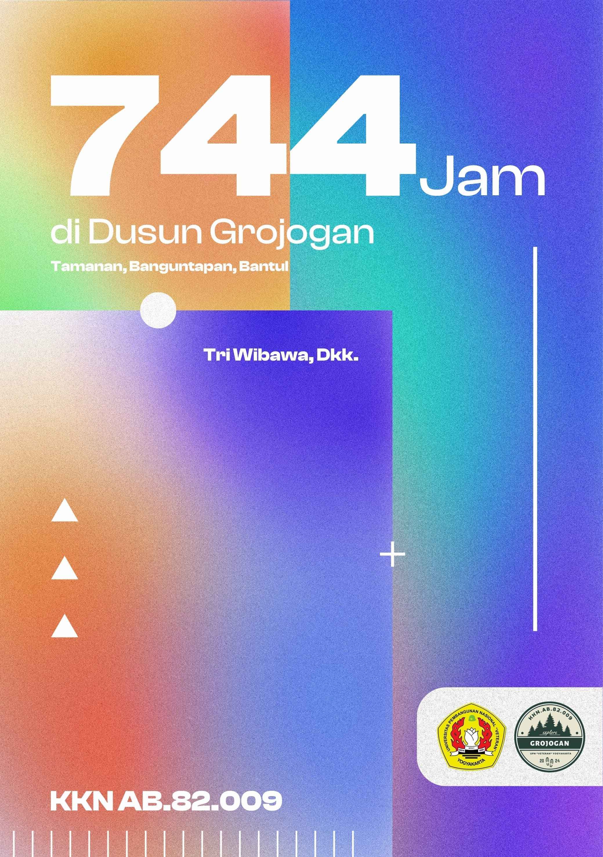 Cover Buku 744 Jam di Dusun Grojogan
